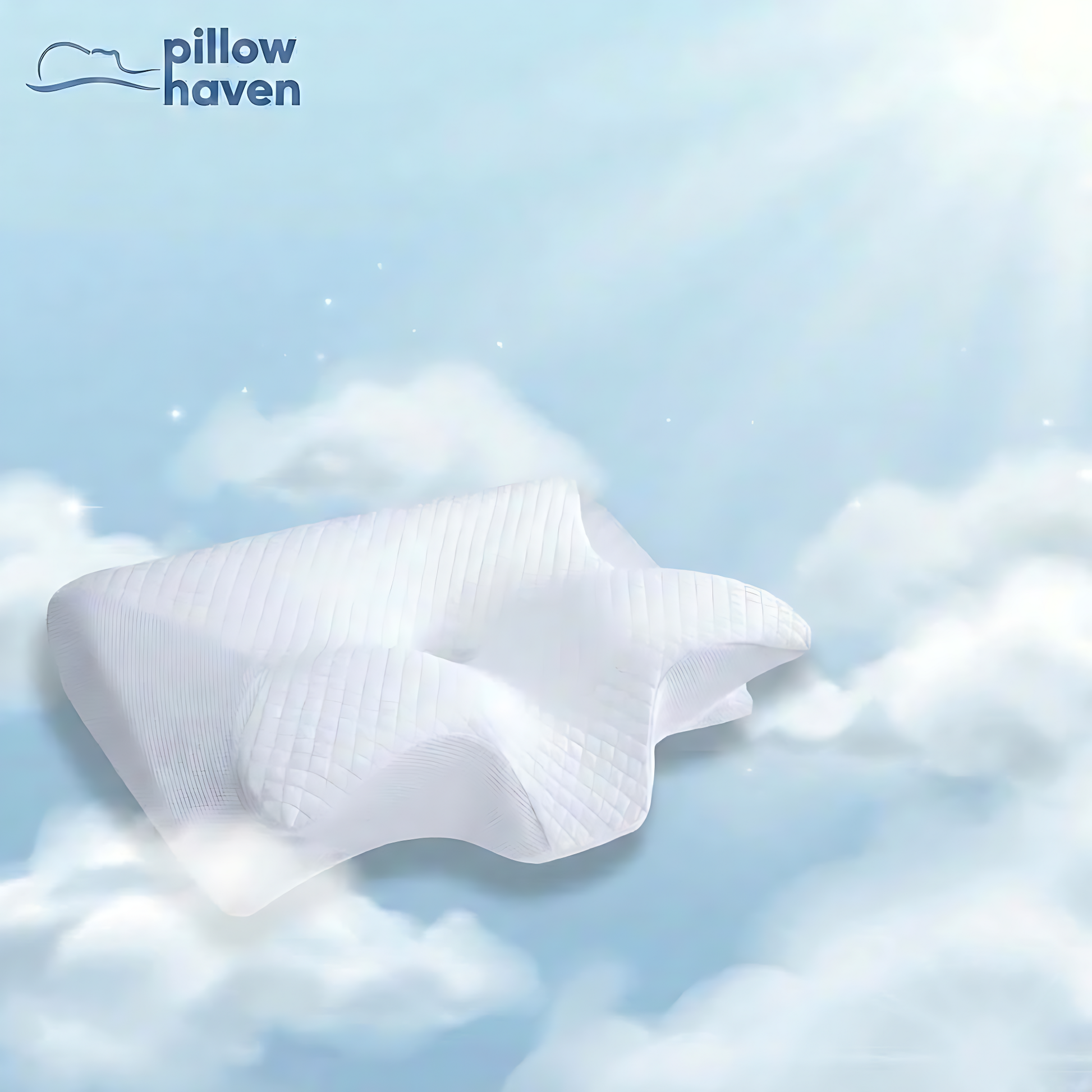 Premium Contour Relief Pillow — White
